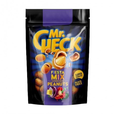 Mr.CHECK žemės riešutai traškioje luobelėje MIX FIESTA