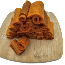 DŽIOVINTI MANGŲ RITINĖLIAI BE PRIDĖTINIO CUKRAUS